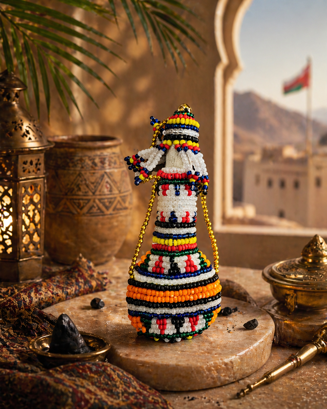 Kohl Bottle - Omani Craftsmanship - Handmade