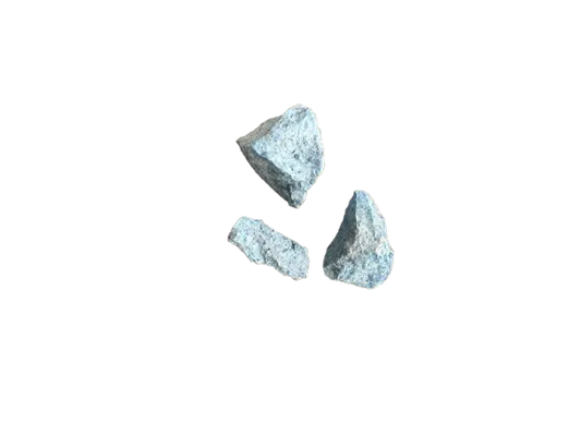 Raw blue-green Hajrat el zenjar zandjar mineral chunks on white background, 20g traditional natural stone pieces