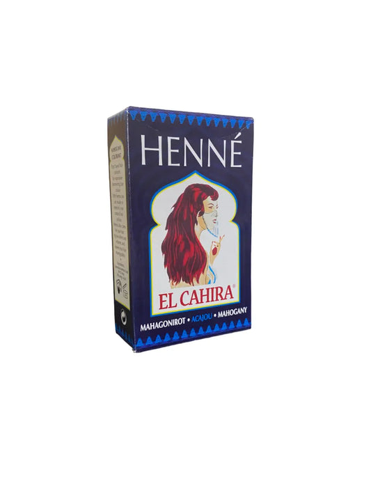 Henné el Cahira - 90g - acajou - mahogany - henna - teinture cheveux THE ORIENTAL HERBORIST