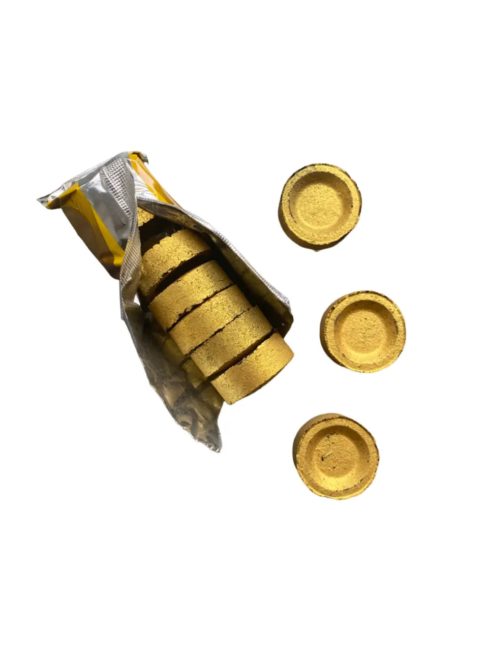 Charbon doré - x1 rouleau - encens, chicha 10 pièces - or THE ORIENTAL HERBORIST