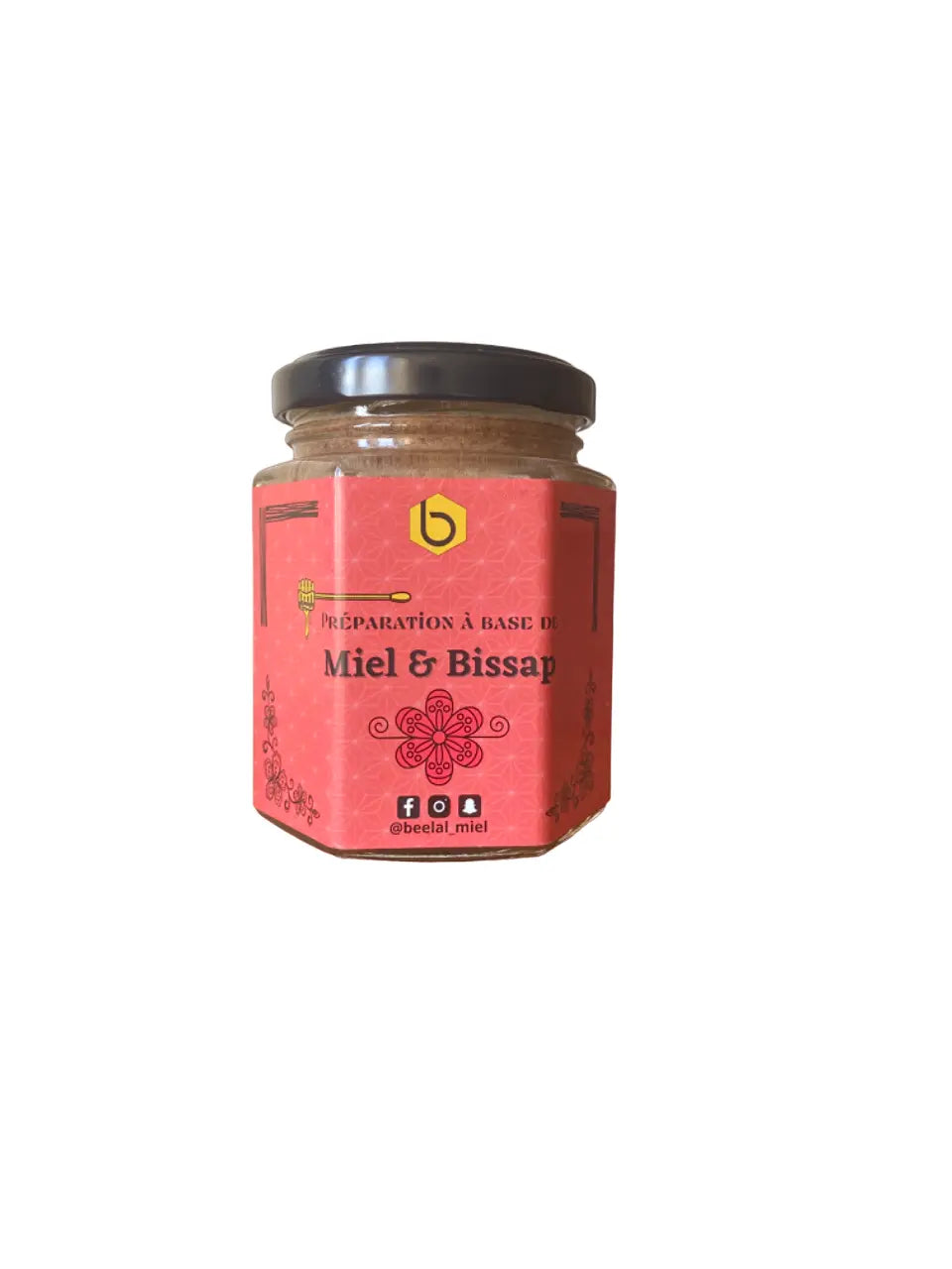 Miel & Bissap - 240g - Miel, hibiscus, gingembre THE ORIENTAL HERBORIST