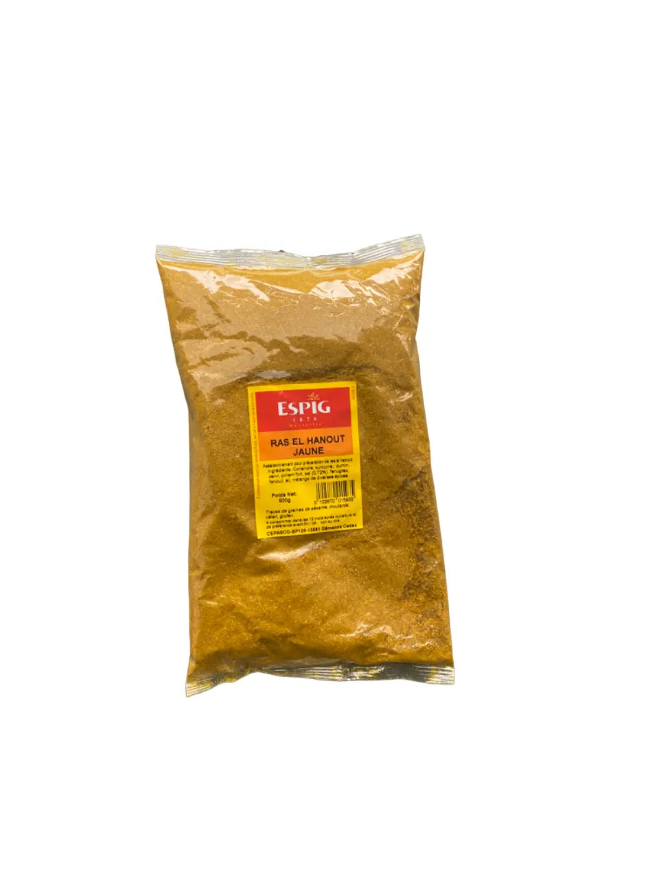 Ras el hanout jaune - 500g - راس الحانوت الأصفر - épices orientales THE ORIENTAL HERBORIST