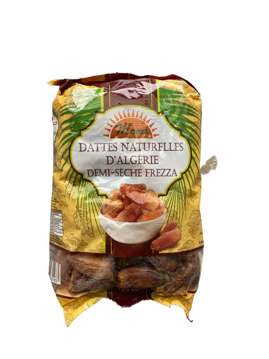 Dattes naturelles d’Algérie demi-sèche FREZZA - 1kg - Mona THE ORIENTAL HERBORIST
