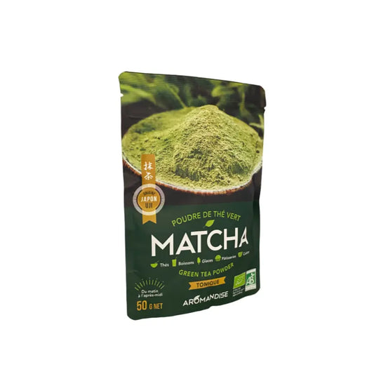 Poudre de matcha - 50g - thé vert - perte de poids - saut d'humeur - calme - anti stress anxiété sérénité theoriental herborist