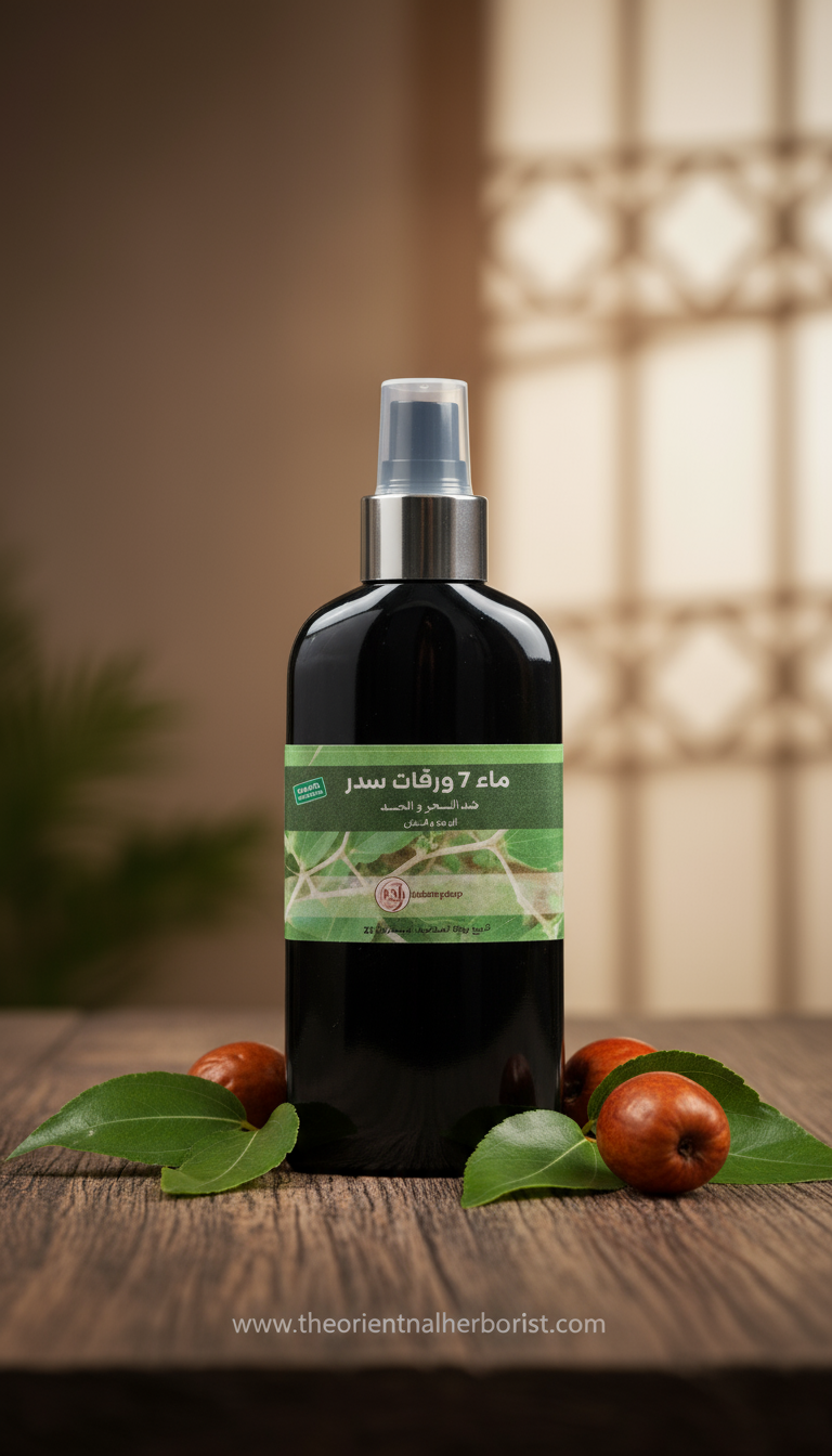 Água das 7 folhas de sidr - contra feitiçaria, mau-olhado, inveja, hassad, rbat, teqaf, t9af