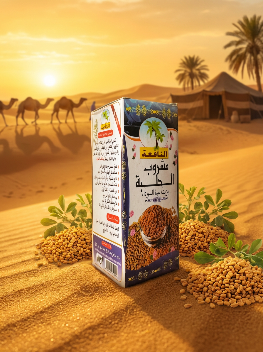 Fenugreek syrup and black seed oil - 125ml - مشروب الحلبة بزيت الحبة السوداء
