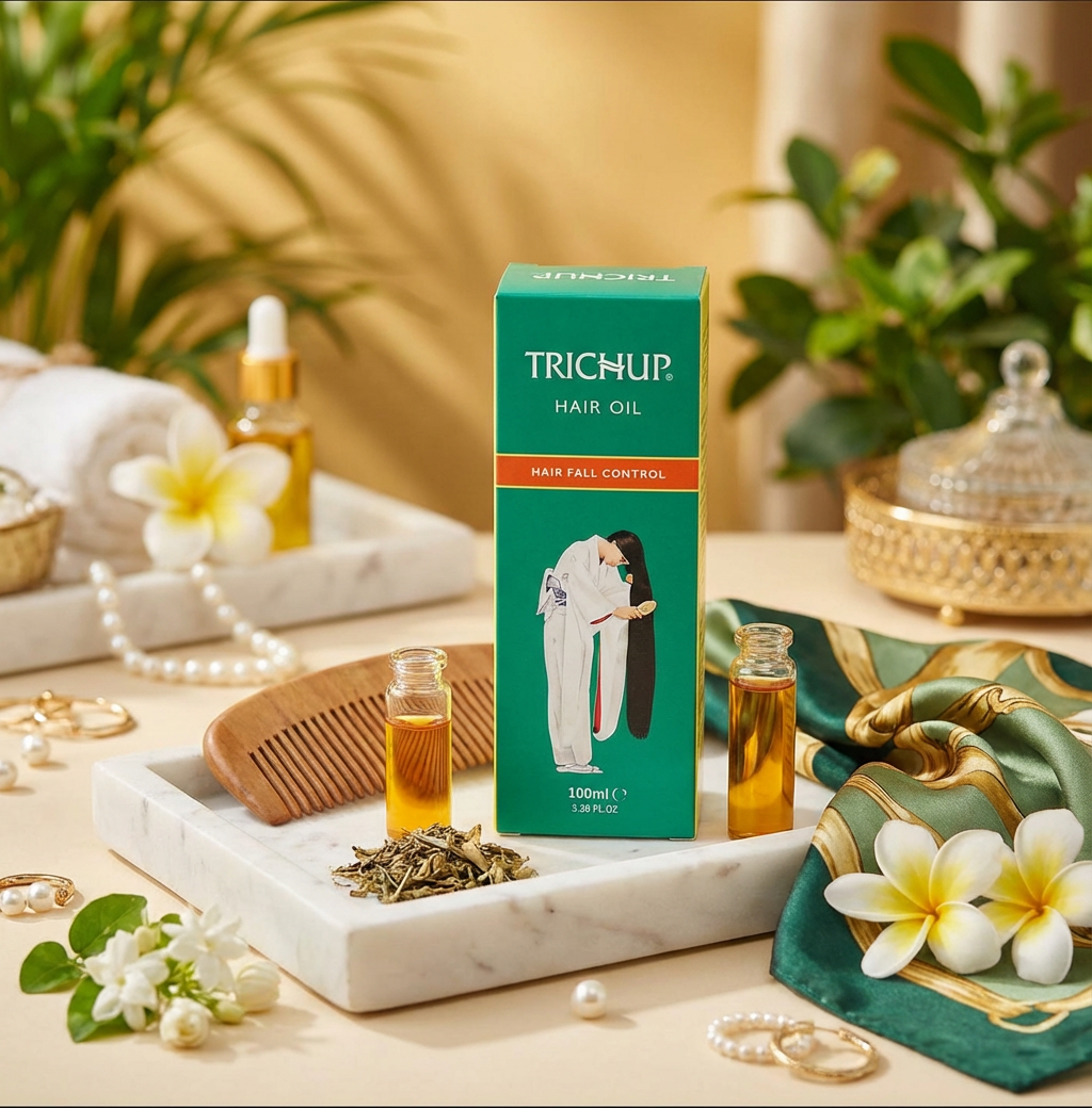 Huile capillaire anti-chute TRICHUP - زيت تريشوب ـ زيت الشعر ـ لمنع تساقط الشعر