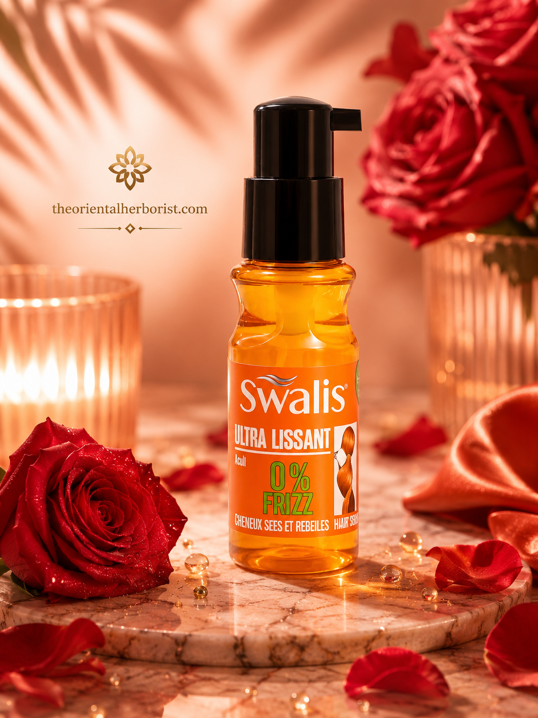 Swalis Ultra Lissant 0% Frizz – Sérum Cheveux Secs et Rebelles | Made in Algeria