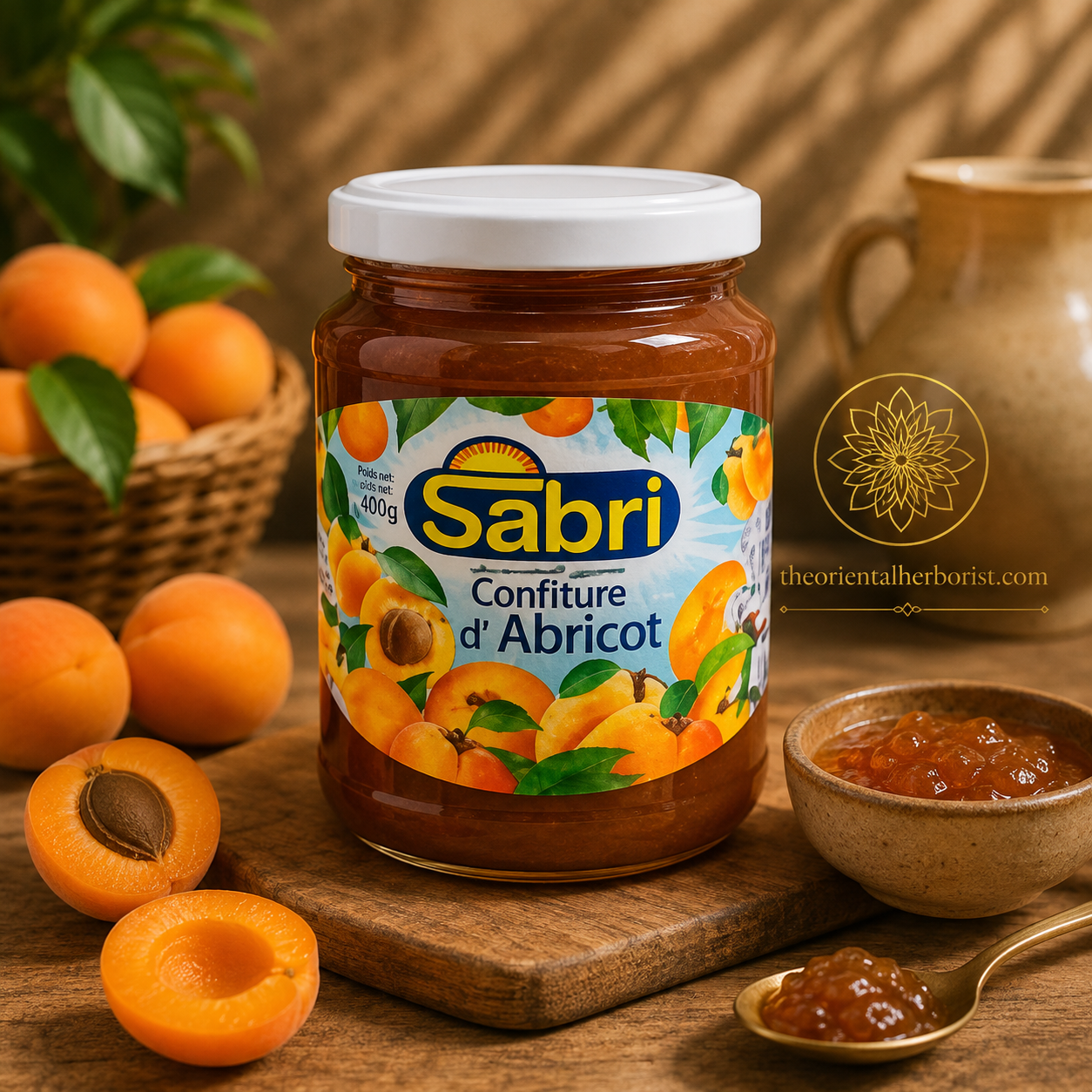 Confiture d’Abricot Sabri – Produit Algérien Authentique