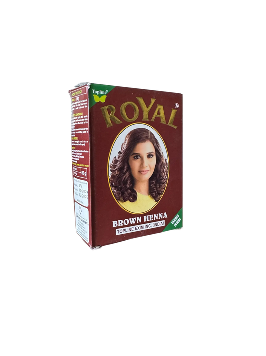 Henné royal marron - 90g - henna - رويال الحناء البني THE ORIENTAL HERBORIST