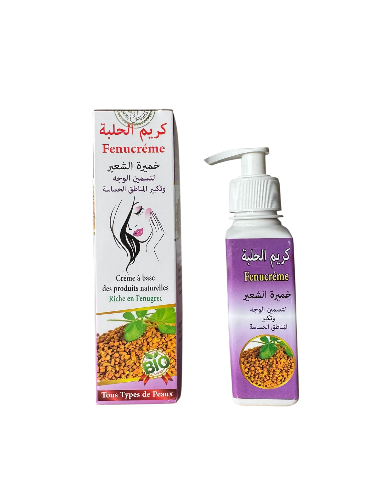 Crème fenugrec - helba - كريم الحلبة ـ مرطب THE ORIENTAL HERBORIST