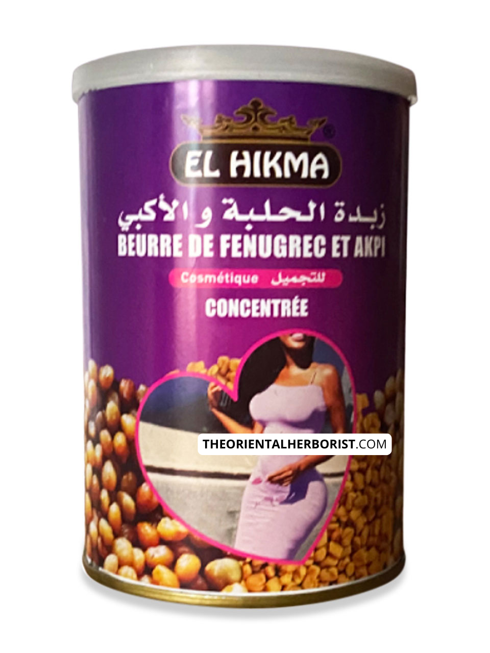Manteiga de feno-grego e akpi - concentrada - 120 ou 350ml - زبدة الحلبة و الأكبي