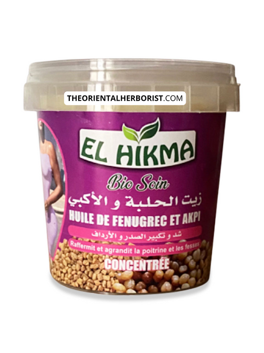 Fenugreek and akpi butter - concentrated - 120 or 350ml - زبدة الحلبة و الأكبي