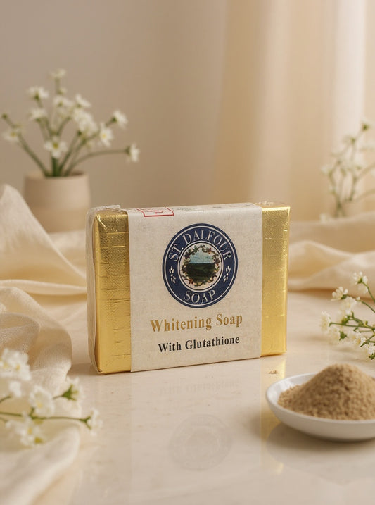 St Dalfour whitening soap - with glutathione - 135g - original