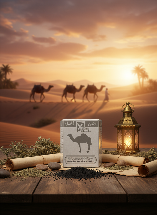 Dahn el jmel - dehn - pommade de chameau - 35g - mélange de plantes - dromadaire