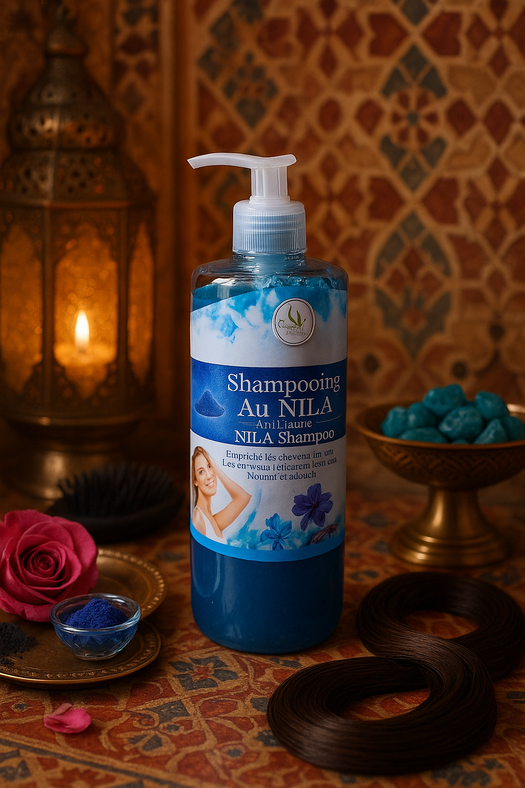 Shampoing au nila - flacon pompe