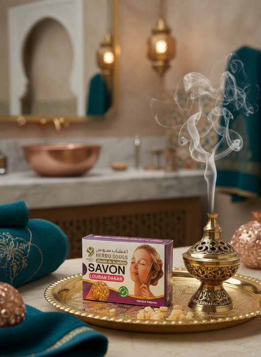 Savon à l'oliban mâle - louban dakar - 100% naturel