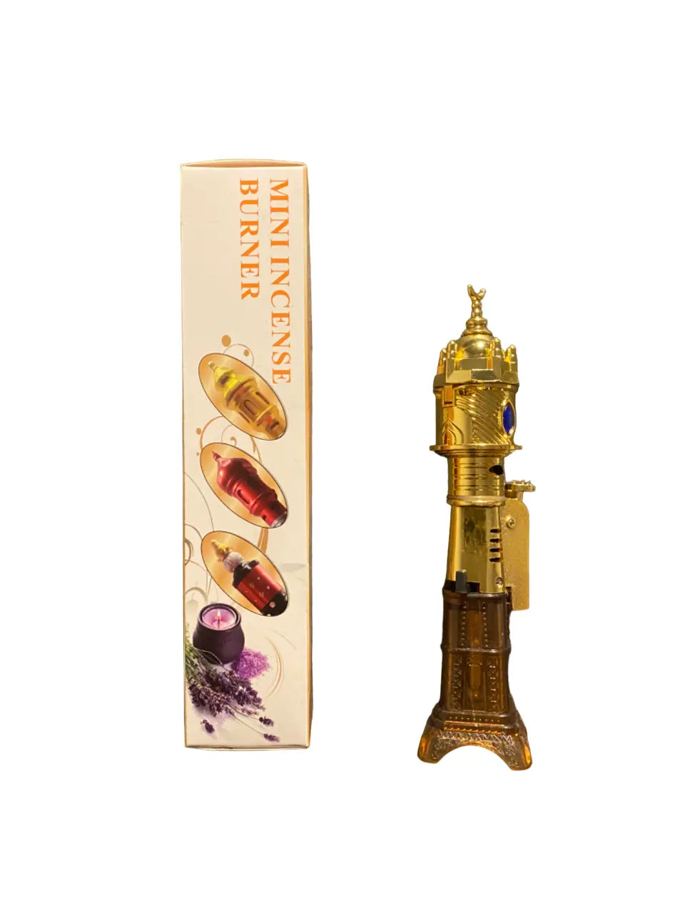 Brûle-encens portable au gaz - transportable - voyage - incense burner - THEORIENTAL HERBORIST