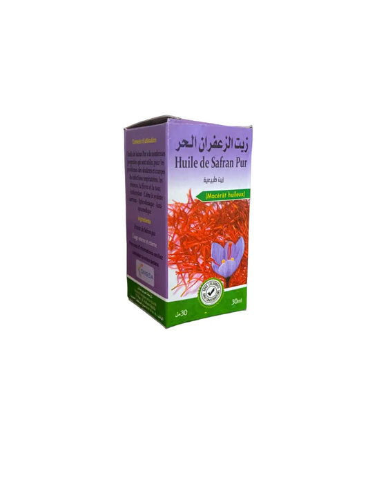 Huile de safran pur - 30ml - زيت الزعفران الحر THE ORIENTAL HERBORIST