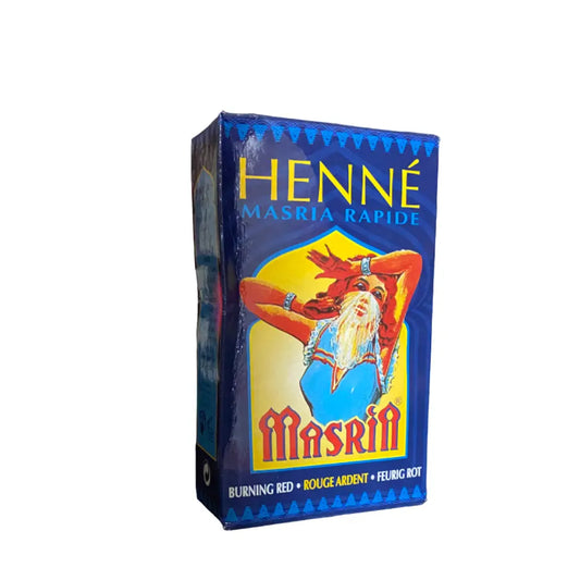 Henné masria rapide couleur rouge ardent - 90g - brillance, fortification, rajeunissement, nutrition, hydratation cheveux theoriental herborist