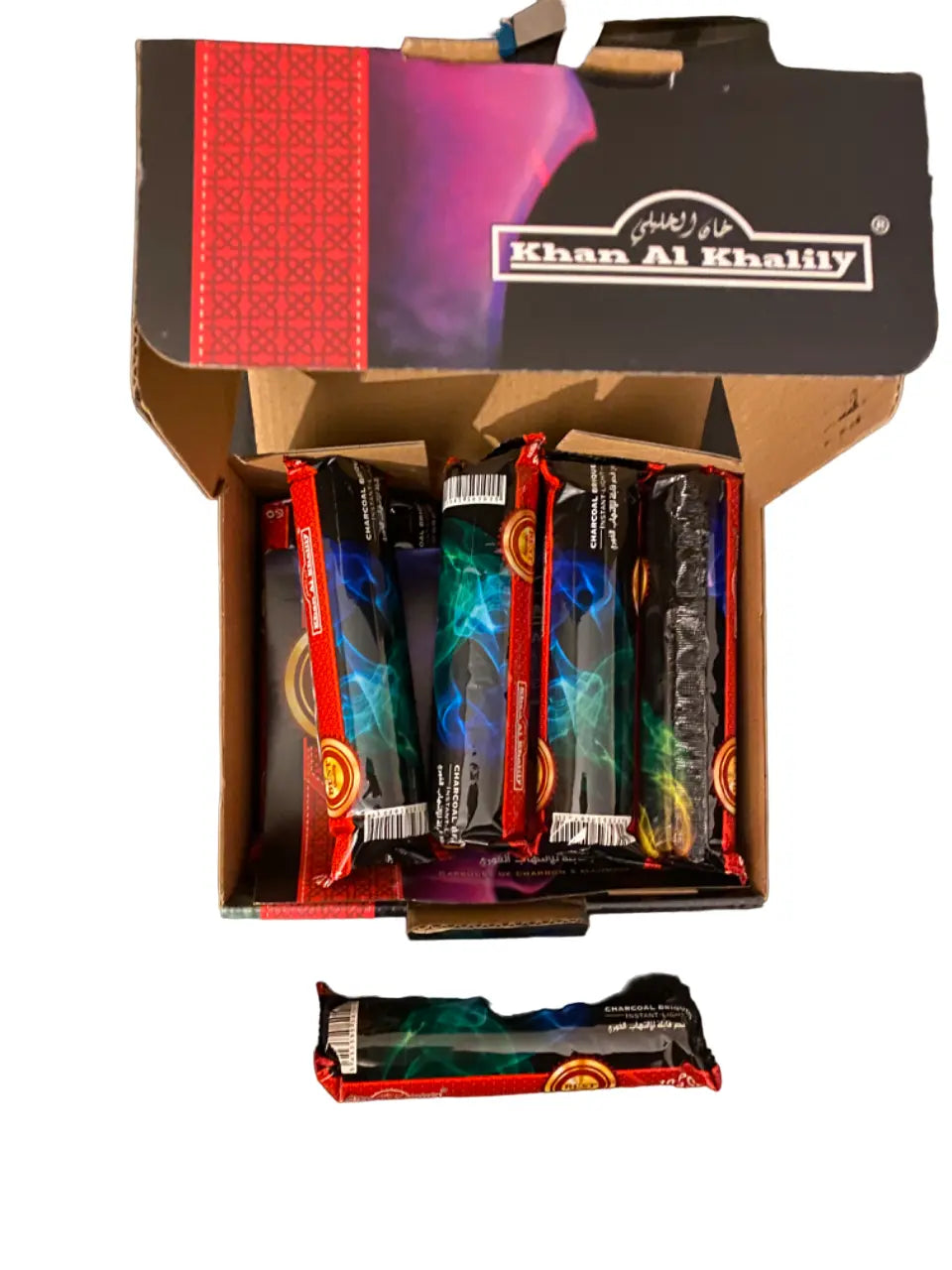 x1 rouleau de charbon pour encens, chicha 10 pièces theoriental herborist