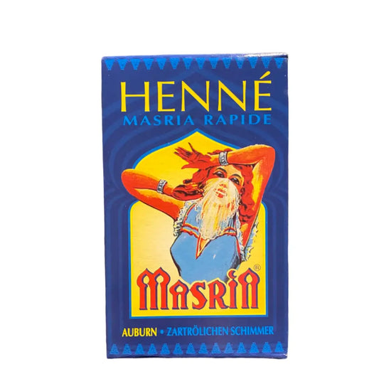 Henné masria rapide couleur auburn - teinture cheveux corps main colorant naturel plante henna brillance fortification nutrition hydratation theoriental herborist