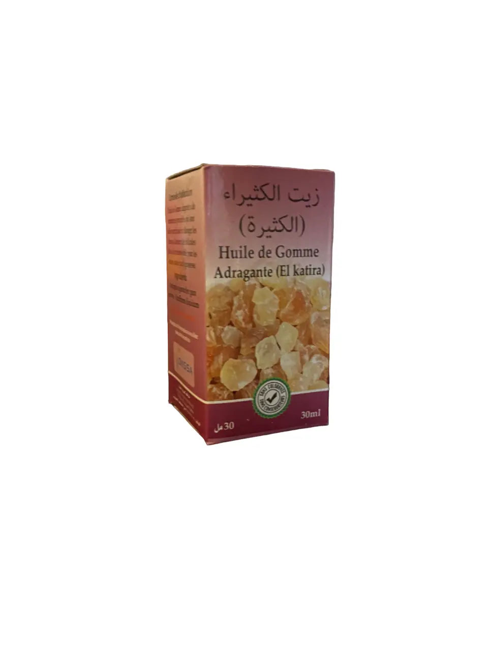 Huile de gomme adragante - 30 ml - huile de ktira - ketira - khtira -  يت الكثيرة - كتيرة - katira THE ORIENTAL HERBORIST