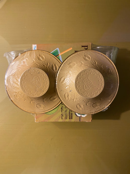 Thé instantané turc saveur kiwi - Ensemble 3 pièces - set thé avec verres - poudre instantanée kiwi theoriental herborist