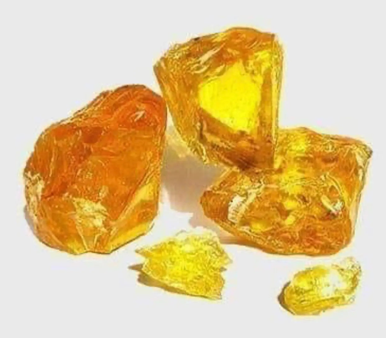 Golden chunks of Oum El Nass Myrrh resin crystals for spiritual purification and protection against negative energies