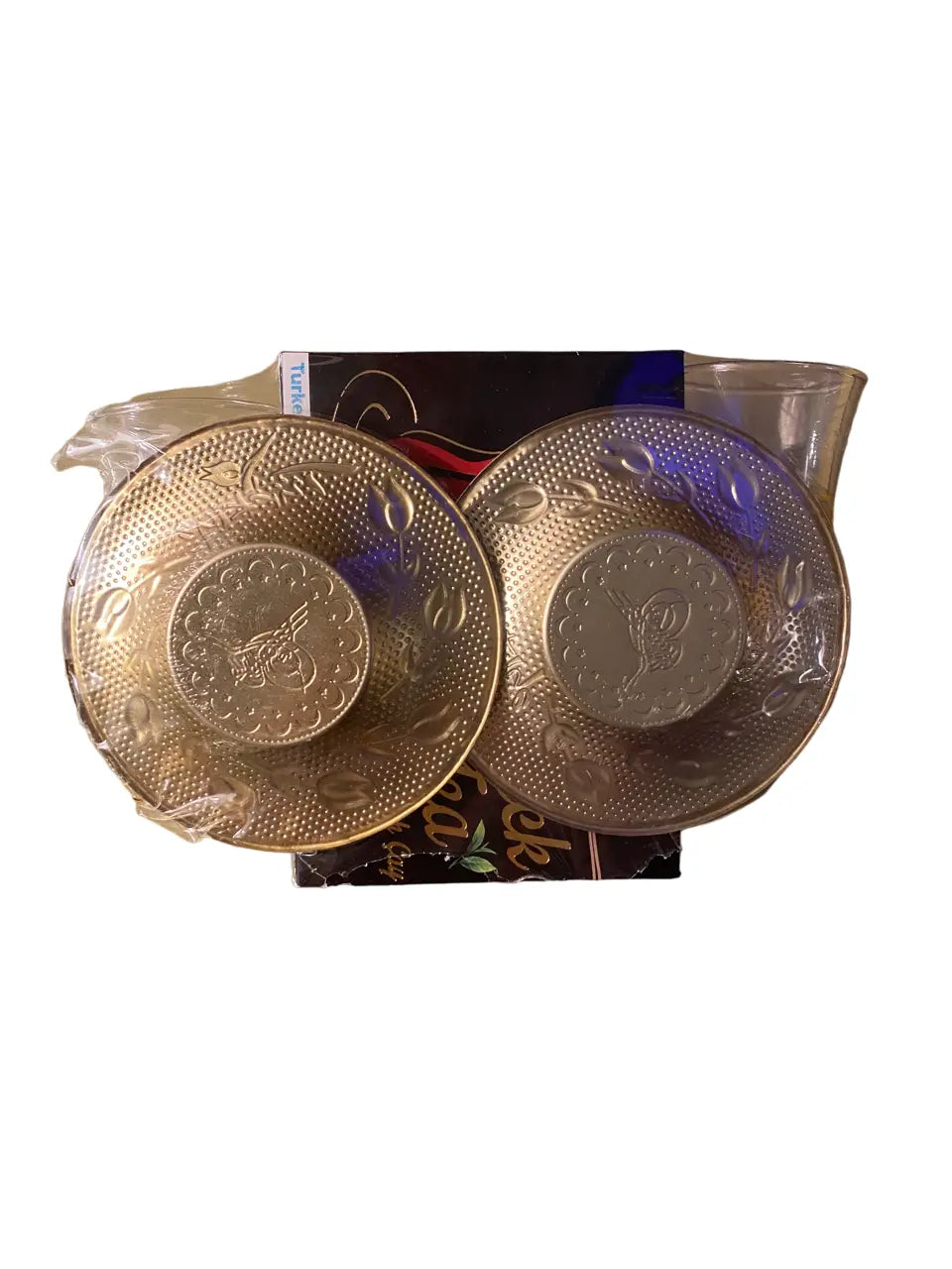 Thé noir turc - service 2 pièces avec tasses - set entier - poudre instantanée theoriental herborist