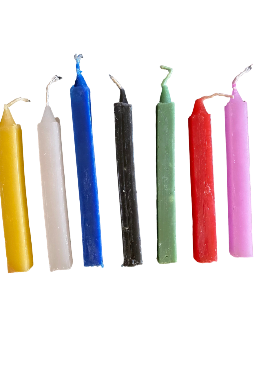 Bougies de la couleur de votre choix - x1 pièce - rituel, fête, événement, bougies multicolore