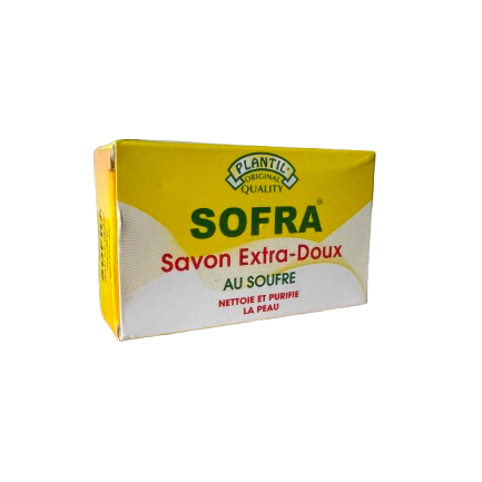 Savon au soufre - extra doux - nettoie et purifie la peau - 90g