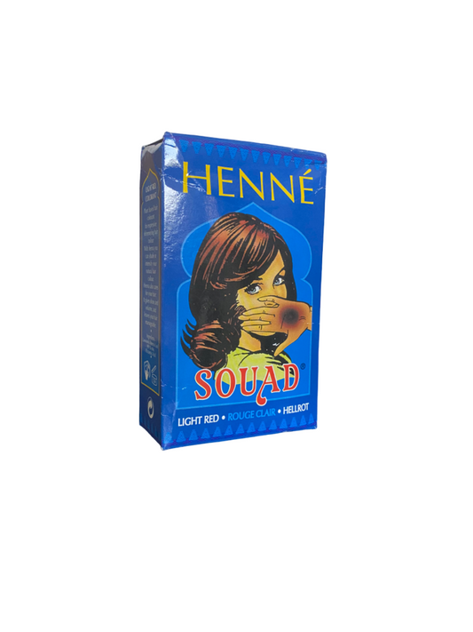 Henné SOUAD - rouge claire - 90g - henna light red - teinture cheveux