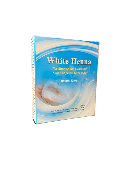 Weißes Henna-Pulver – Henna – kosmetische Pflege für Haut und Körper – الحناء البيضاء
