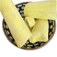 Yellow Kbrit asfar sulfur blocks in decorative bowl, natural protection against negative energies and for spiritual cleansing