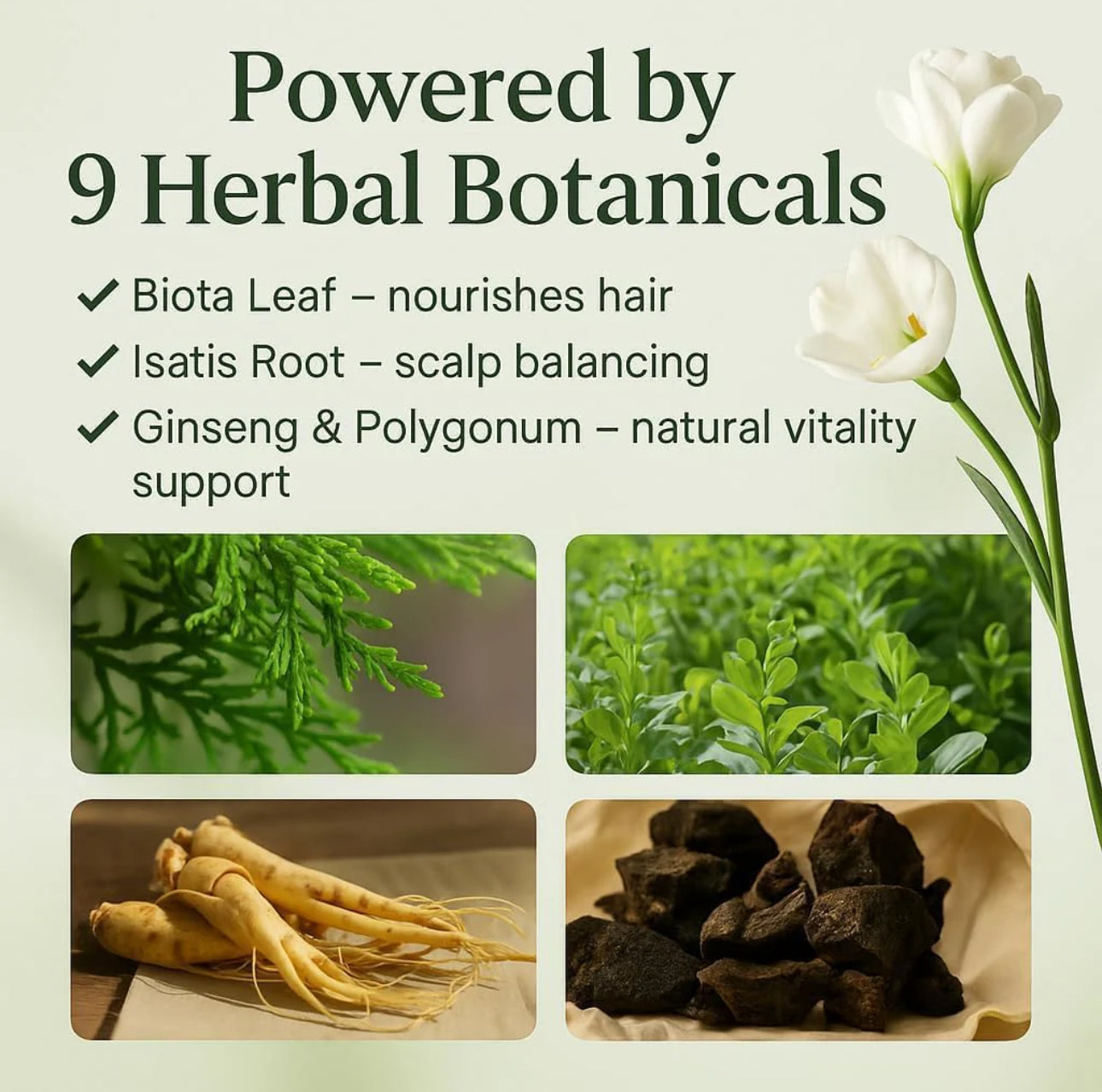 Sabonete natural - Seven green - Usman Grass - Barra de shampoo de 12 plantas medicinais - anti queda de cabelo