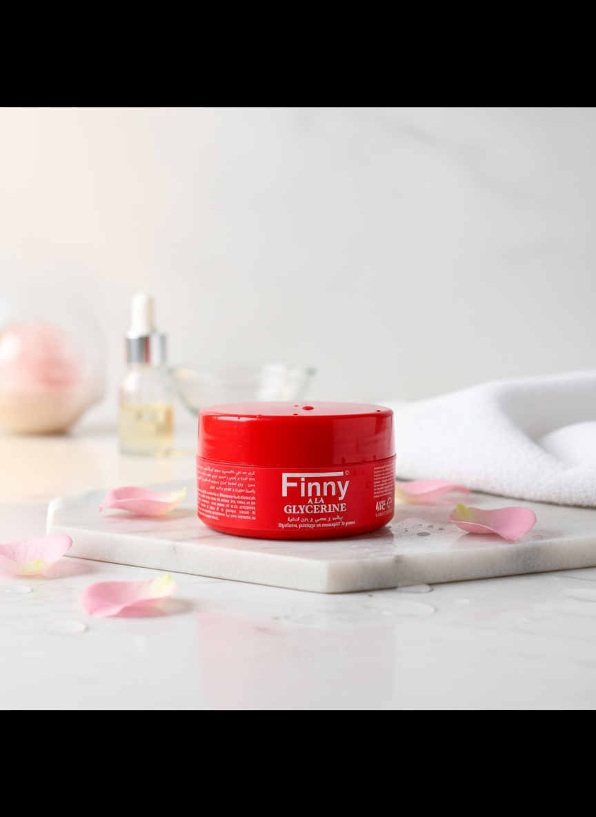 Finny glycerin cream - 100ml - hydrates, protects, and softens the skin