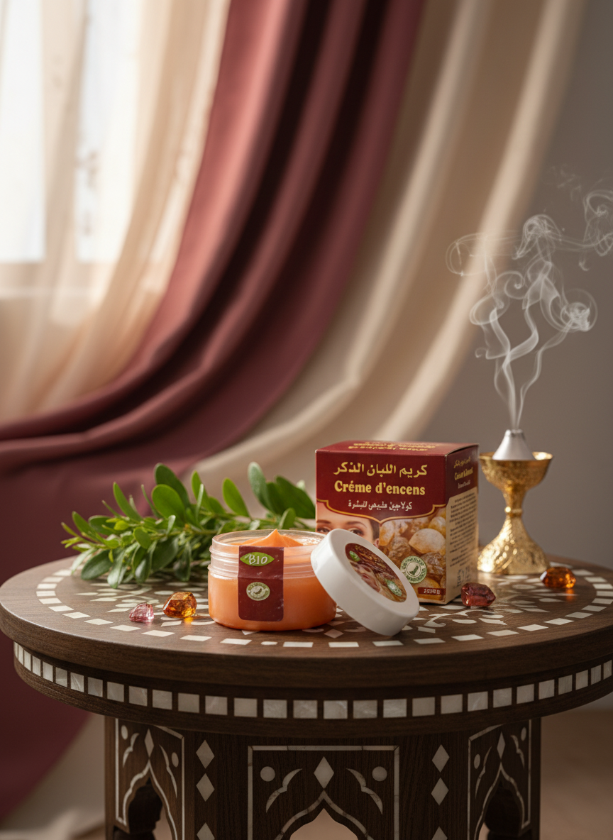 Frankincense cream - louban dakar - 100ml - organic - كريم اللبان ذكر