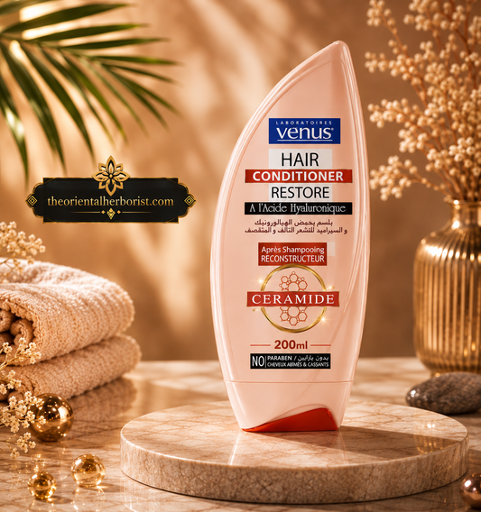 Après-Shampoing Sans Parabène à l’Acide Hyaluronique & Céramide – Cheveux Abîmés – 200 ml