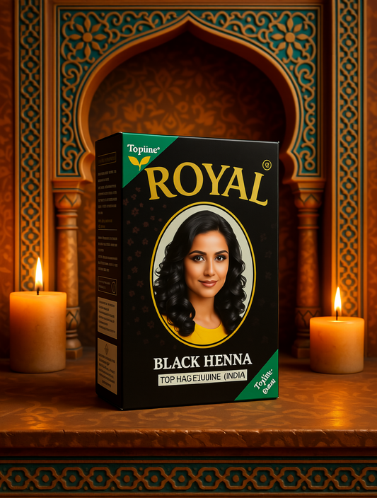 Henné Royal - noir - 60g - teinture cheveux
