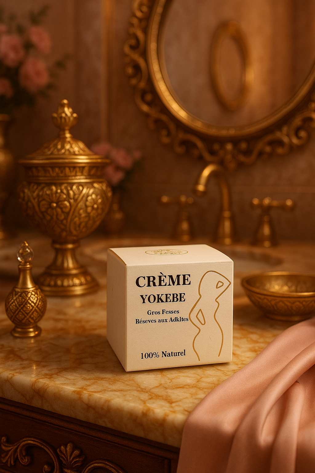 Crème Yokebe - élargissement fesse et poitrine - 100% naturel