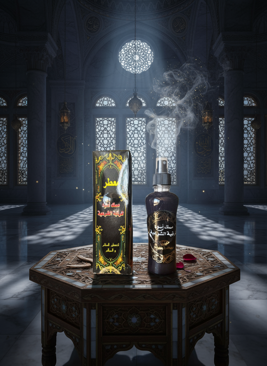 Spray d’intérieur au musc noir - contre sorcellerie, mauvais oeil - معطر بالمسك الأسود للرقية الشرعية