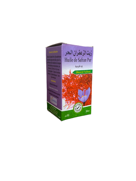 Huile de safran pur - 30ml - زيت الزعفران الحر