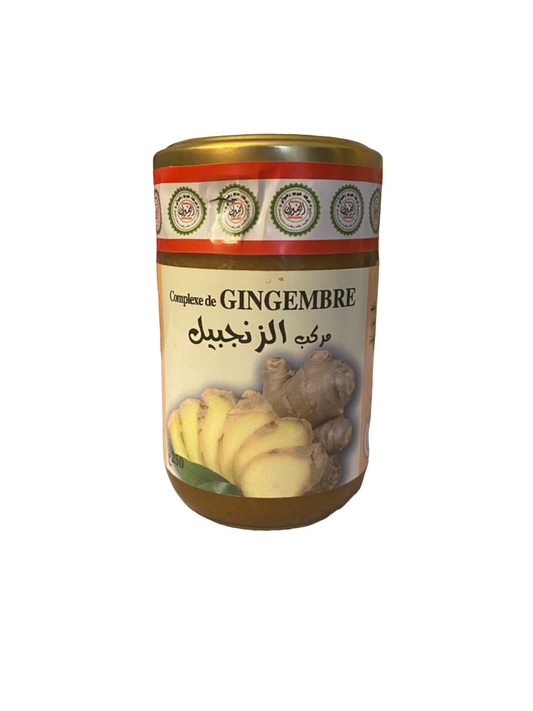 Complexe de gingembre - 250g - مركب الزنجبيل - calmant, anti-stress, remède contre la toux, tonifiant, fortifiant sexuel