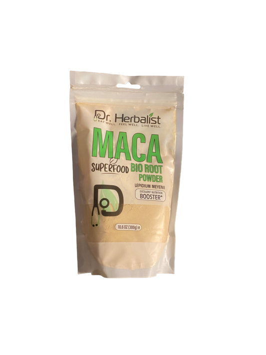 Bio-Maca-Pulver – 300 g – Superfood – verbessert Energie und Ausdauer – steigert die Libido und erhöht die Fruchtbarkeit