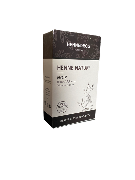 Schwarzes Henna – Hennedrog – 100 % Pflanzen – natürliches Henna – pflanzliche Farbstoffe – 90 g