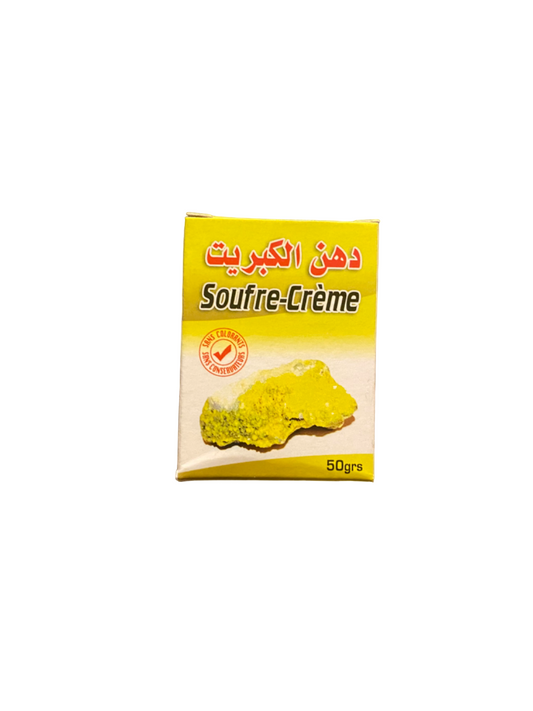 Soufre crème - 50g- دهن الكبريت